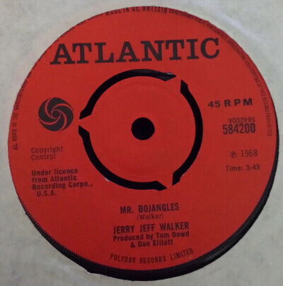 Jerry Jeff Walker - Mr. Bojangles (7", Single) (Very Good (VG)) - 3362918175