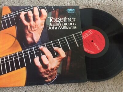 JULIAN BREAM JOHN WILLIAMS TOGETHER 1972 RCA RED SEAL 12" LP SB 6862 LSC 3257