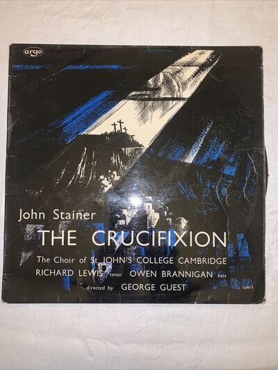 John Stainer - The Crucifixion - 12" Vinyl LP Argo RG 320 Free UK Postage