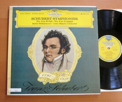 SLPM 138 790 ED1 Schubert Symphonies 2 & 3 Lorin Maazel DG Red Stereo NEAR MINT