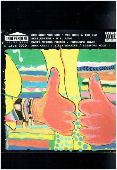 INDEPENDENT VENUE WEEK LIVE 2020 VINYL ALBUM SLEAFORD MODS /SLEF ESTEEM/