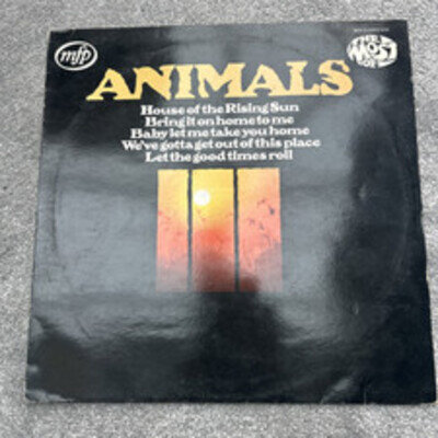 THE ANIMALS - The Most Of The Animals - 1982 UK issue of the 1971 12-track LP