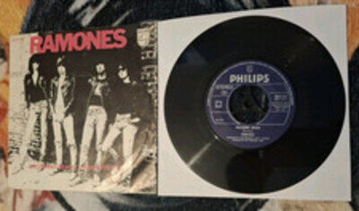 RAMONES ROCKAWAY BEACH VINYL 7" SINGLE EX/EX RARE HOLLAND PHILIPS 6078 516