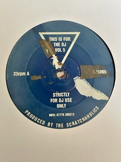 Scratchaholics – This Is For The DJ Vol 5 12" Hip Hop Scratch Vinyl Battle Tool