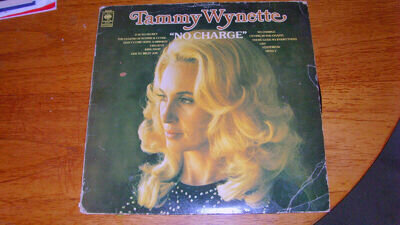 TAMMY WYNETTE NO CHARGE VINYL ALBUM 1976