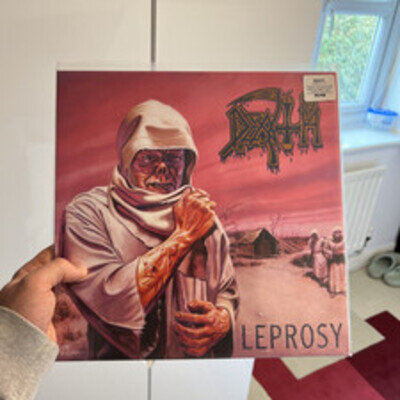 Death - Leprosy (Oxblood/Gold Merge Splatter, LTD 200)