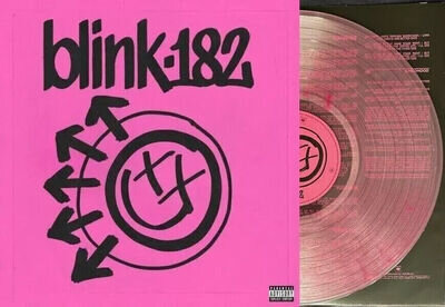 Blink-182 - One More Time. Pink & Clear Swirl Vinyl LP Album NEW UNSEALED