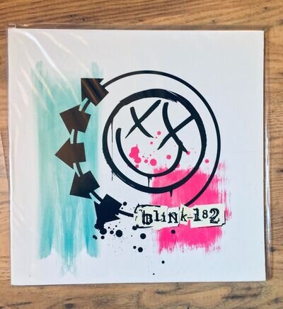 blink 182 self titled splatter vinyl (used)please Read Description