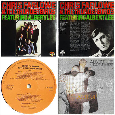 Chris Farlowe & Thunderbirds Ft Albert Lee LP 1977 Charly EX Vinyl + Free CD!