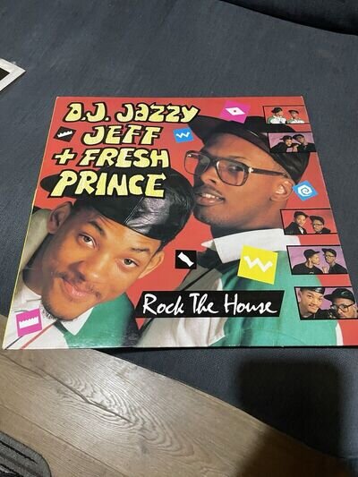 DJ Jazzy Jeff & the Fresh Prince - Rock The House (12” Vinyl) Will Smith