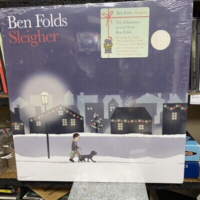 BEN FOLDS - SLEIGHER (2024) NEW VINYL LP. CHRISTMAS ALBUM ON VINYL. SEALED LP