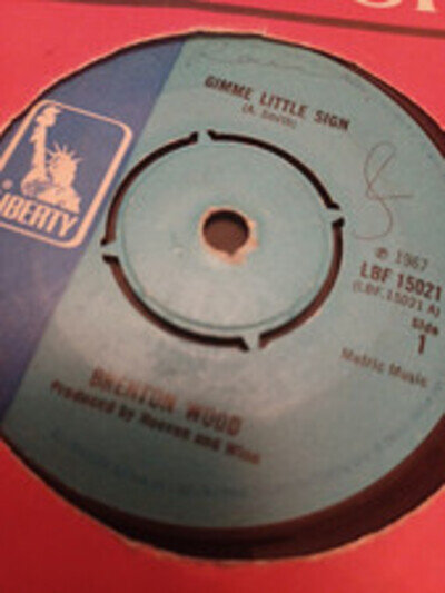 brenton wood gimme little sign.7" Vinyl Single.