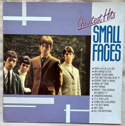 Small Faces Greatest Hits *Rare 12” LP 1981 Decca Dutch Press ex/vg+