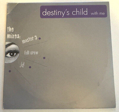 Destiny's Child With Me Promo Vinyl Record Single 1998 Beyoncé JD Master p