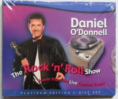 DANIEL O'DONNELL 'THE ROCK 'N'' ROLL SHOW PLATINUM EDITION 3 DISC SET CD'S, new