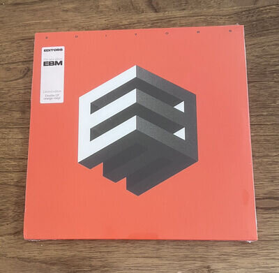 EBM by Editors. Vinyl. Orange Colour. A mint copy that is factory sealed. Mint.