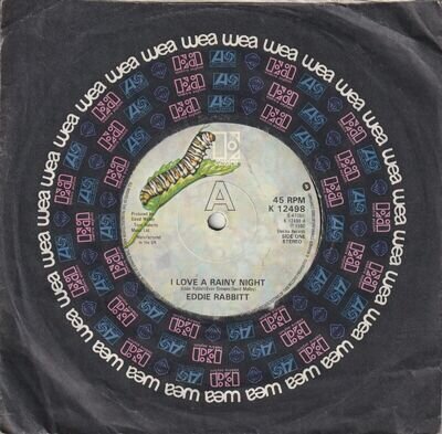 Eddie Rabbitt - I Love A Rainy Night (Elektra 1980) 7" Single