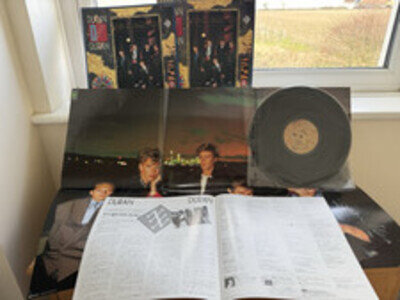 Duran Duran Seven & The Ragged Tiger Vinyl Japan OBI Lyric, Book, Poster, Flyer!