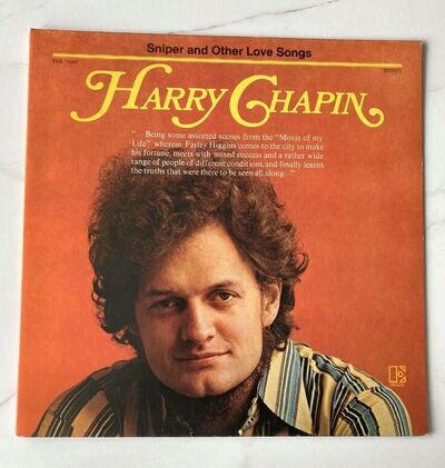 HARRY CHAPIN Sniper And Other Love Songs 1972 US PRESSING VINYL LP GATEFOLD