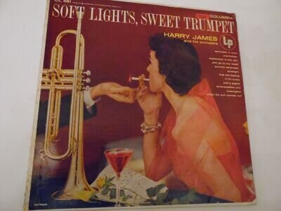 HARRY JAMES AND HIS ORCHESTRA ,SOFT LIGHTS , SWEET TRUMPET .12" VINYL LP RECORD