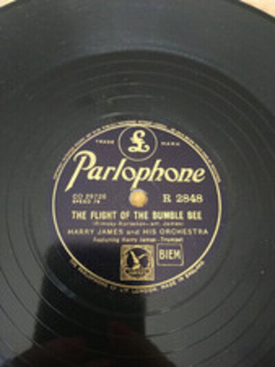 Harry James And His Orchestra 10" Shellac 78rpm The Flight Of The Bumble Bee/The