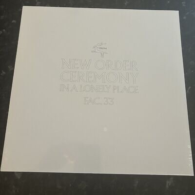 Joy Division New Order Brand New And Sealed Rare Ceremony RSD 2011 Vinyl