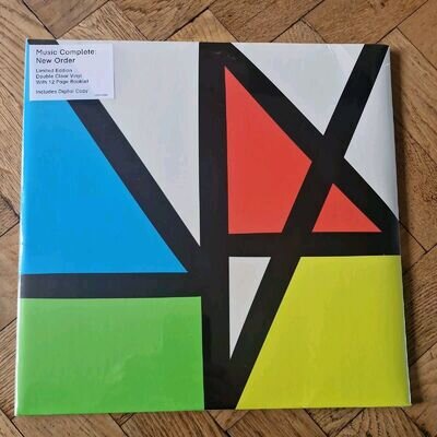 NEW ORDER - MUSIC COMPLETE. 2015 LTD. EDITION DOUBLE CLEAR VINYL SEALED