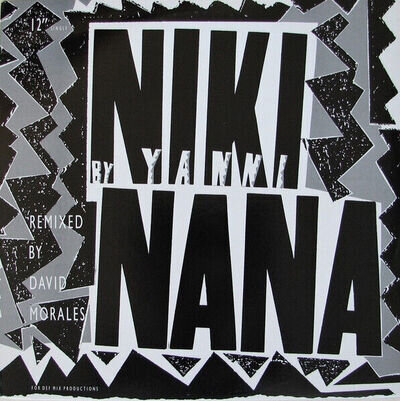 YANNI - "NIKI NANA" USA 12" DAVID MORALES MIXES (PETER BAUMANN CO-PRODUCED)