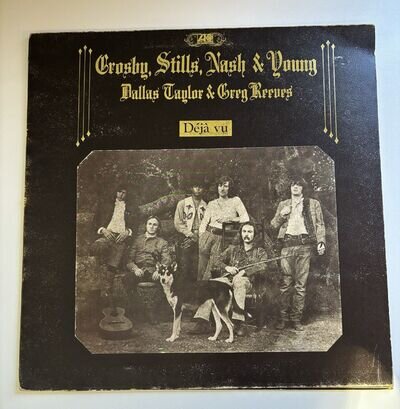 CSNY Deja Vu UK OG Plum Atlantic Press Superb copy Incredible Sound Neil Young!