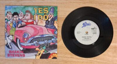 Shakin' Stevens Vinyl 7" Single Yes I Do SHAKY 12