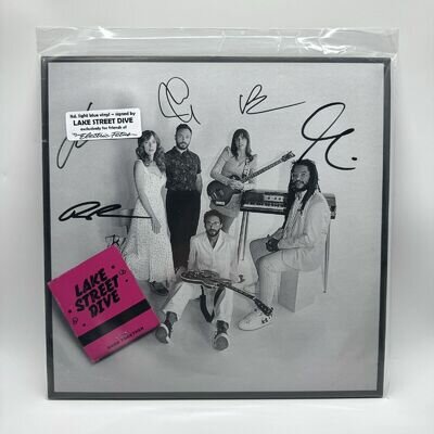 LAKE STREET DIVE Good Together Light Blue Vinyl LP SIGNED Autographed