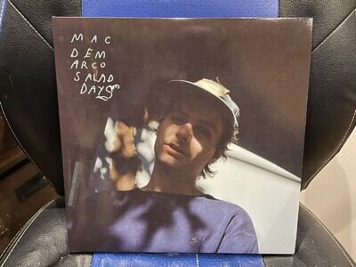 OOS MAC DEMARCO SALAD DAYS BLUE BOY DBL BLUE & WHITE HOLOGRAPHIC SPLATTER VINYL