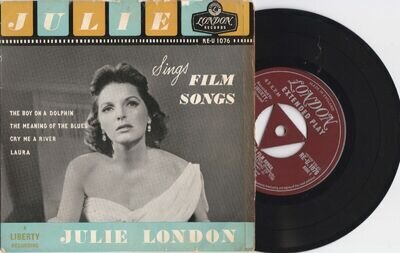 JULIE LONDON,Sings Film songs.UK EP London Triangle.The boy on a dolphin