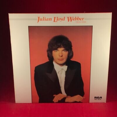 JULIAN LLOYD WEBBER Cello Man 1981 Italian issue vinyl LP. RCA RL 70797