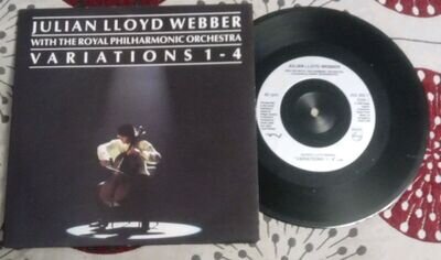 Julian Lloyd Webber w/ Royal Orchestra Variations 1-4 - 7" Vinyl Single - 45 RPM