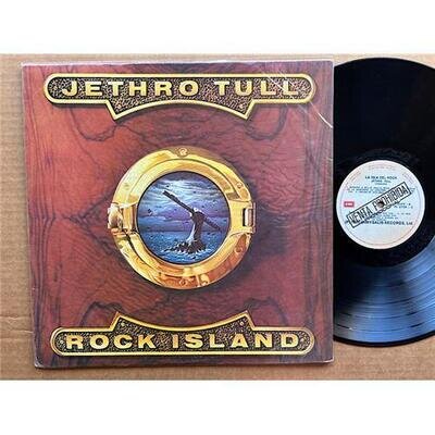 JETHRO TULL ROCK ISLAND LP 1989 PROMO - nice copy with titles in Spanish on the