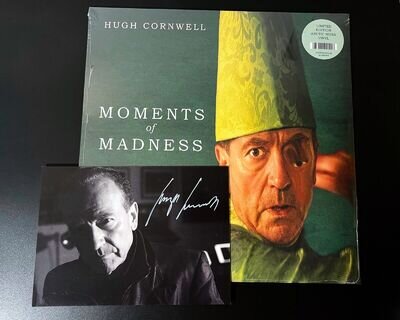 Hugh Cornwell Moments Of Madness ARCTIC MOSS VINYL + SIGNED PRINT The Stranglers