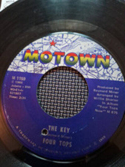 SOUL:FOUR TOPS: 7' VINYL: MOTOWW : 1968 ORIGINAL FIRST PRESSING