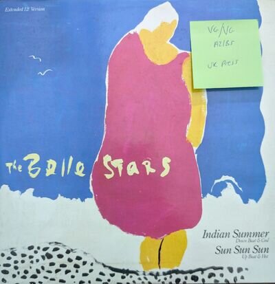 Belle Stars Indian Summer Vinyl Record VG/VG SBUY185 1983