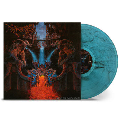 Dismember Like An Ever Flowing Stream LP Cyan Black Marble Vinyl NEW SEALED