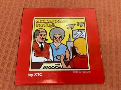 XTC Making Plans For Nigel + GAME POSTER SLEEVE + INSERT Rare Original UK 7"