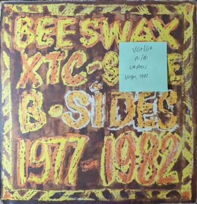 XTC Beeswax Some B-Sides 1977-1982 Vinyl Record VG+/G+ OVED9 1982