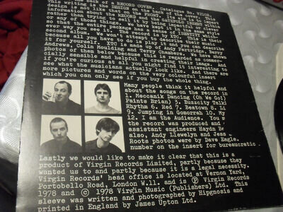 XTC Go2 Go 2 vinyl album LP