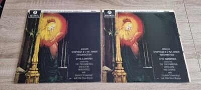 SAX 2473-4 S/C, Sample Lp Mahler, Symphony #2, Klemperer, PO, Schwarzkopf NM