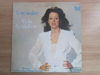 VICKY LEANDROS JOHNNY HALLYDAY / LOVE IS ALIVE,RARE KOREA ORIG LP