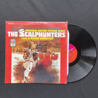 Elmer Bernstein "The Scalphunters" LP 1968 Soundtrack Shrink VG++