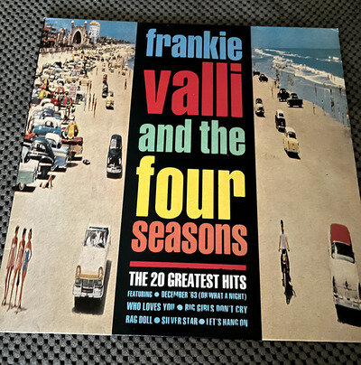 FRANKIE VALLI AND THE FOUR SEASONS THE 20 GREATEST HITS - VINYL LP ALBUM - 1988