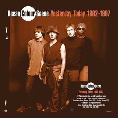 Ocean Colour Scene Yesterday Today 1992-1997 [Blue/Orange/Red Vinyl] Vinyl - New