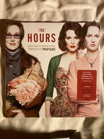 PHILIP GLASS THE HOURS ORIGINAL SOUNDTRACK, 2 x VINYL LP, NEW AND SEALED