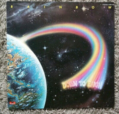 RAINBOW DOWN TO EARTH 1979 UK POLYDOR LP EX/VG+